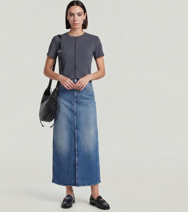 G-Star RAW Viktoria Long Rok Anders Dames - Foto 5
