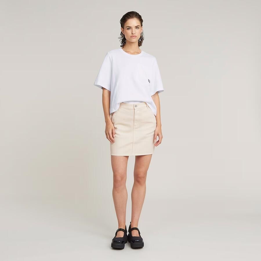 G-Star RAW Viktoria Short Chino Rok Roze Dames - Foto 3