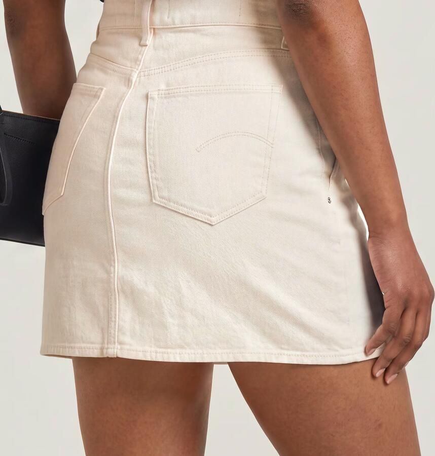G-Star RAW Viktoria Short Chino Rok Roze Dames - Foto 6