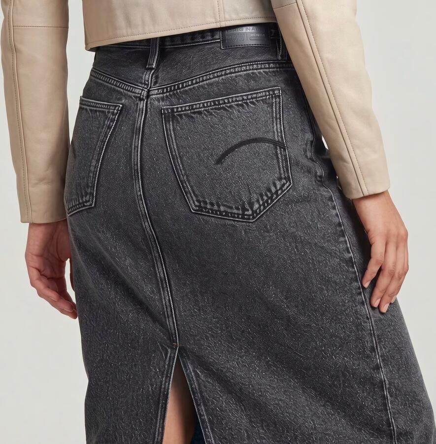 G-Star Raw Lange rokken D26245-D933 VIKTORIA-H087 FADED EOLITH GREY - Foto 6