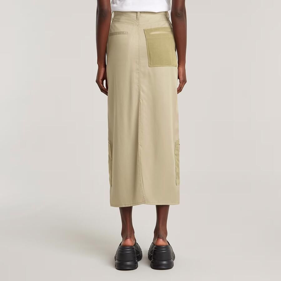 G-Star RAW Viktoria Tone On Tone Rok Beige Dames