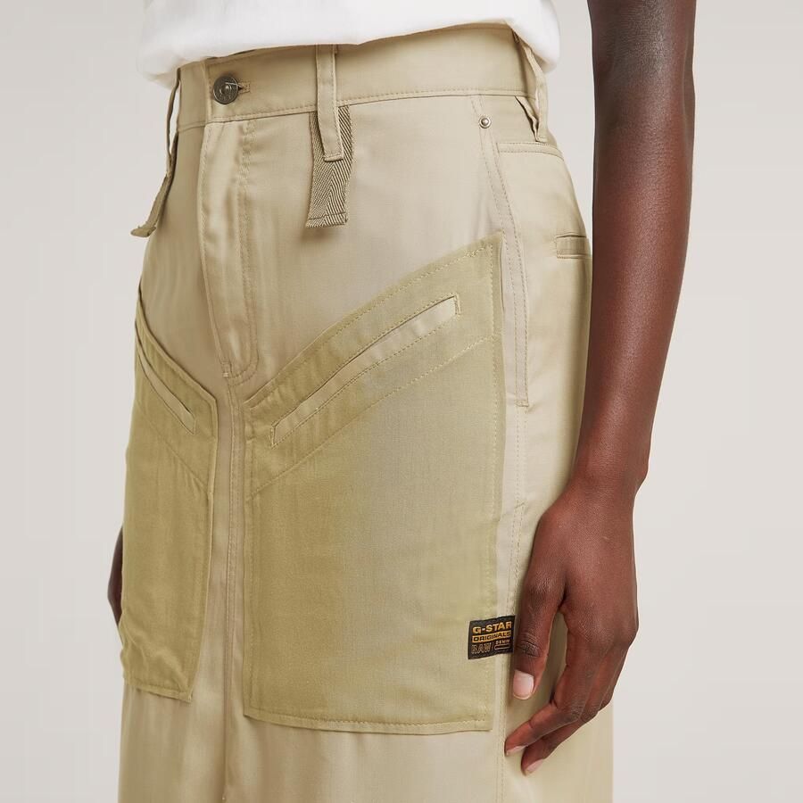 G-Star RAW Viktoria Tone On Tone Rok Beige Dames - Foto 3