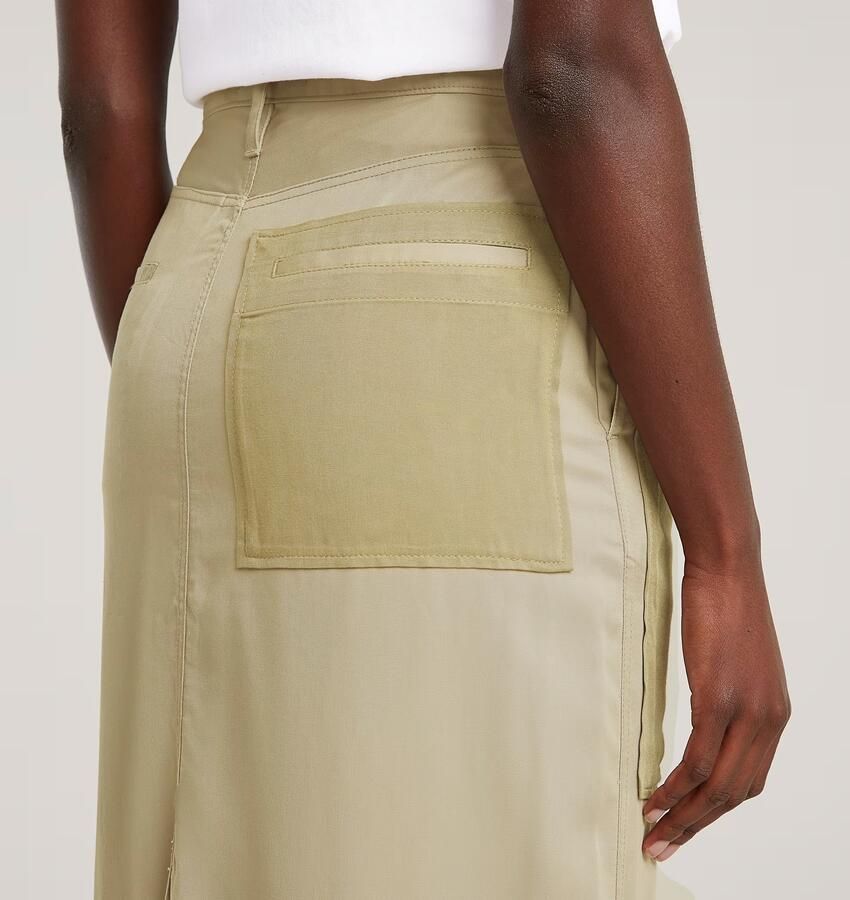 G-Star RAW Viktoria Tone On Tone Rok Beige Dames - Foto 5