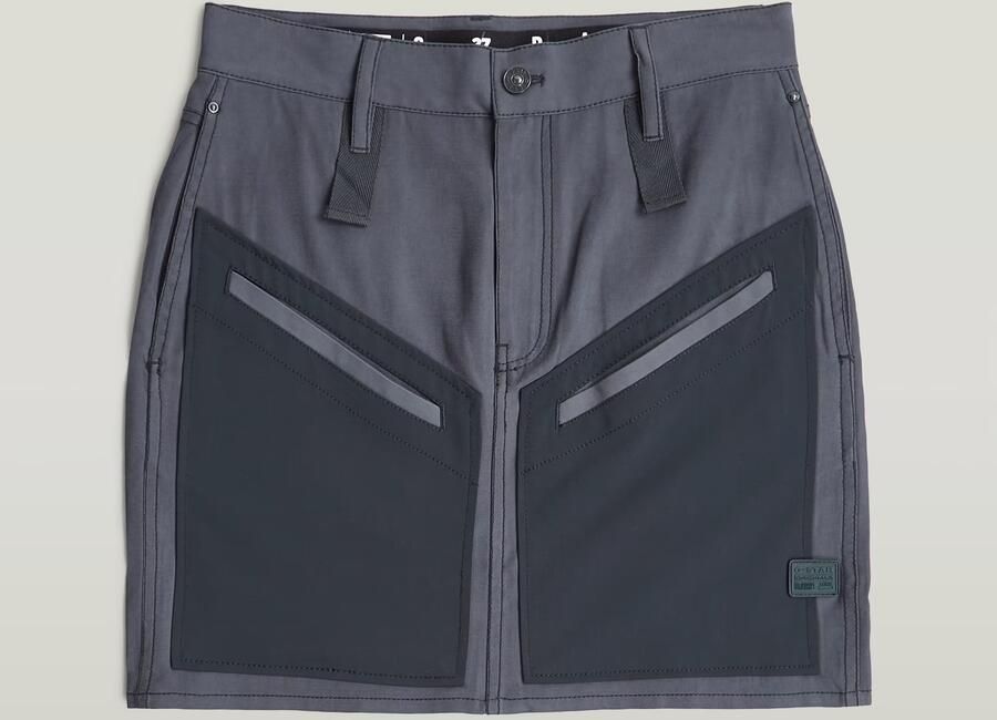 G-Star RAW Viktoria Tone On Tone Rok Donkerblauw Dames - Foto 2