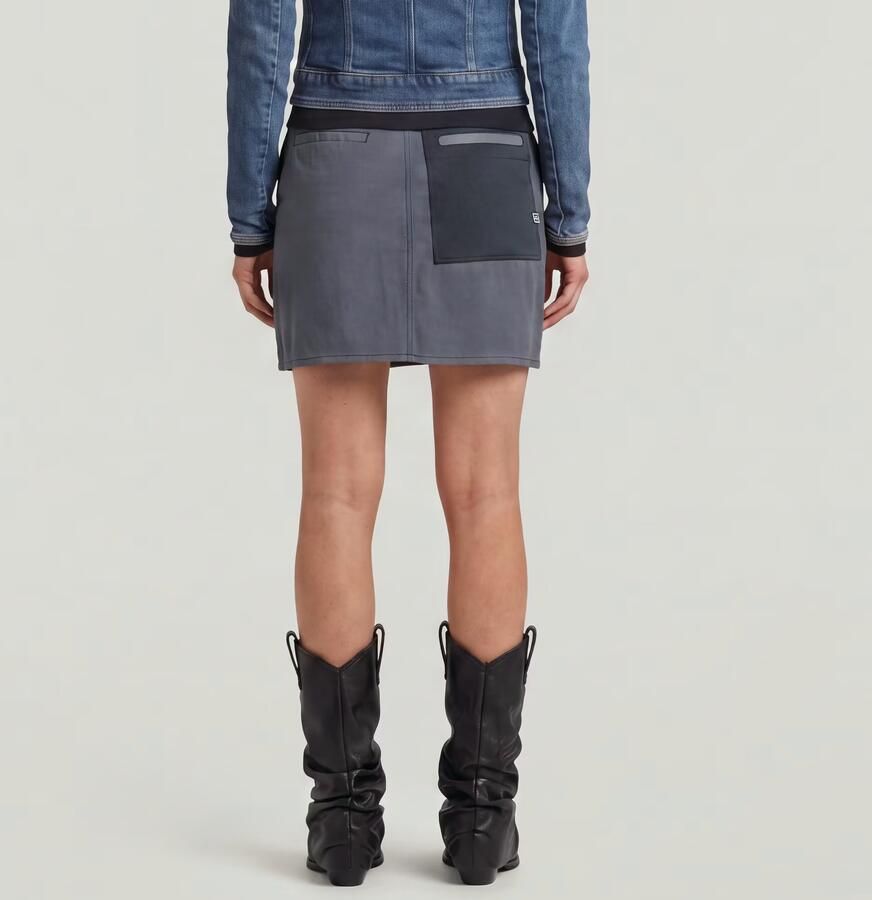G-Star RAW Viktoria Tone On Tone Rok Donkerblauw Dames - Foto 5