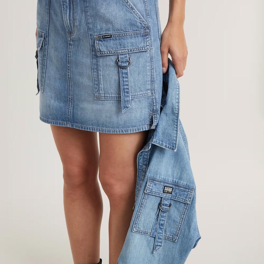 G-Star Raw Jeansrok met steekzakken model 'Viktoria' - Foto 3