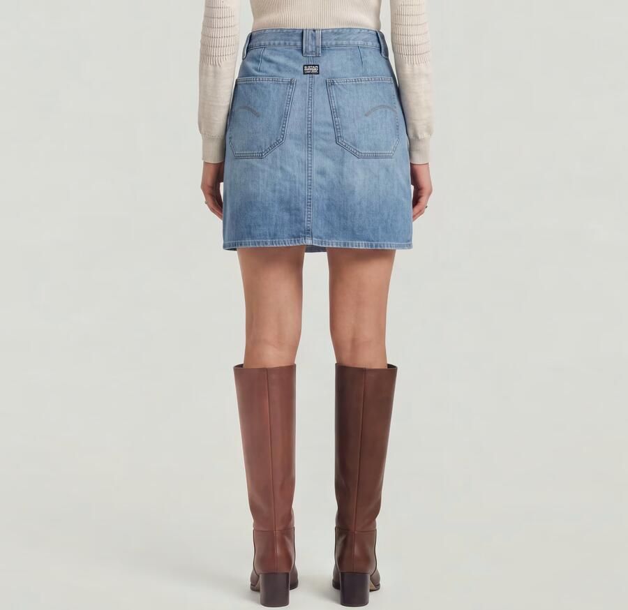 G-Star RAW Viktoria Utility Minirok Lichtblauw Dames - Foto 5