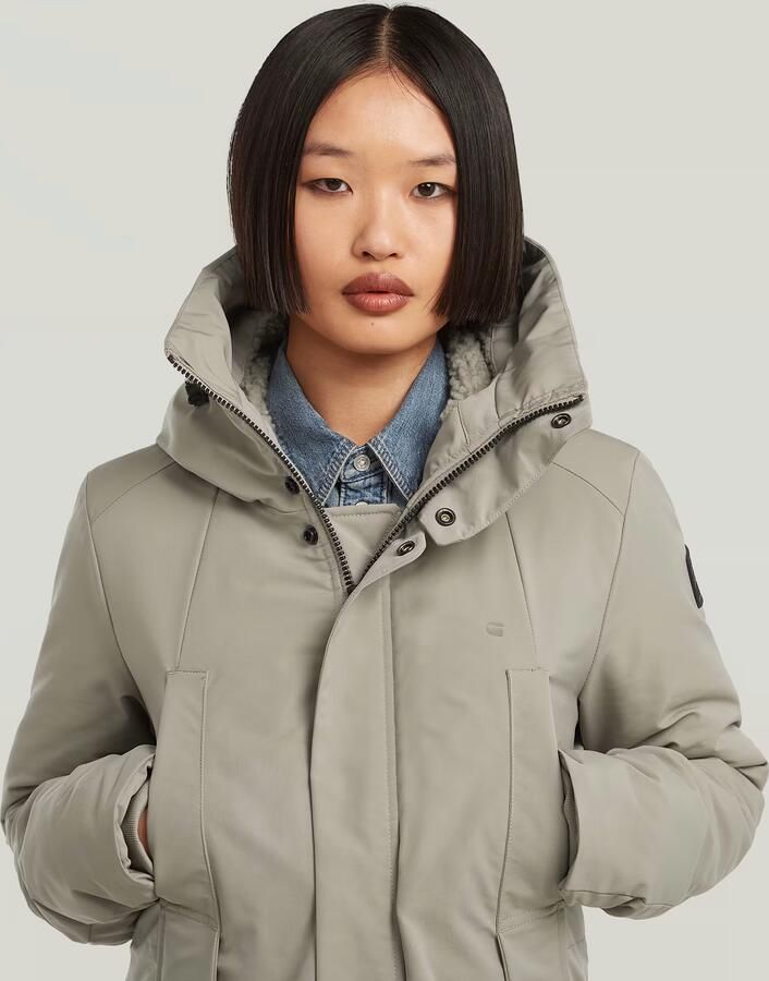G-Star RAW Vodan 2.0 Long Jack Beige Dames - Foto 5