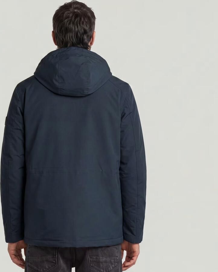 G-Star RAW Vodan Gewatteerd Jack met Capuchon Donkerblauw Heren - Foto 3