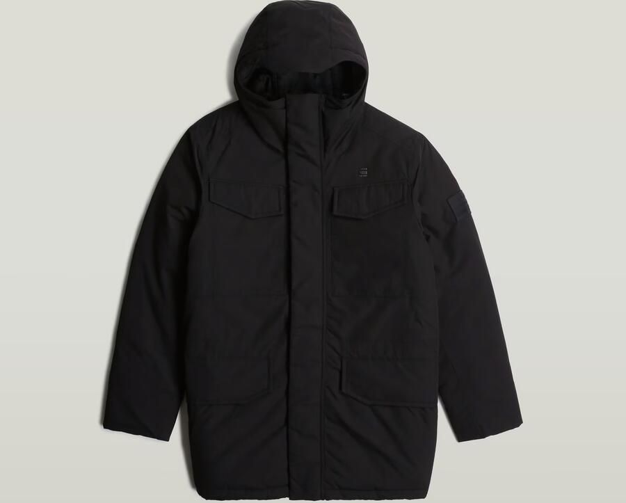 G-Star RAW Vodan Gewatteerde Parka Met Capuchon Zwart Heren - Foto 7