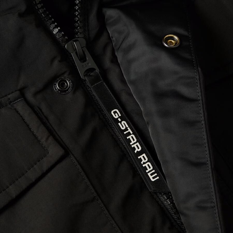 G-Star RAW Vodan Gewatteerde Parka Met Capuchon Zwart Heren - Foto 5