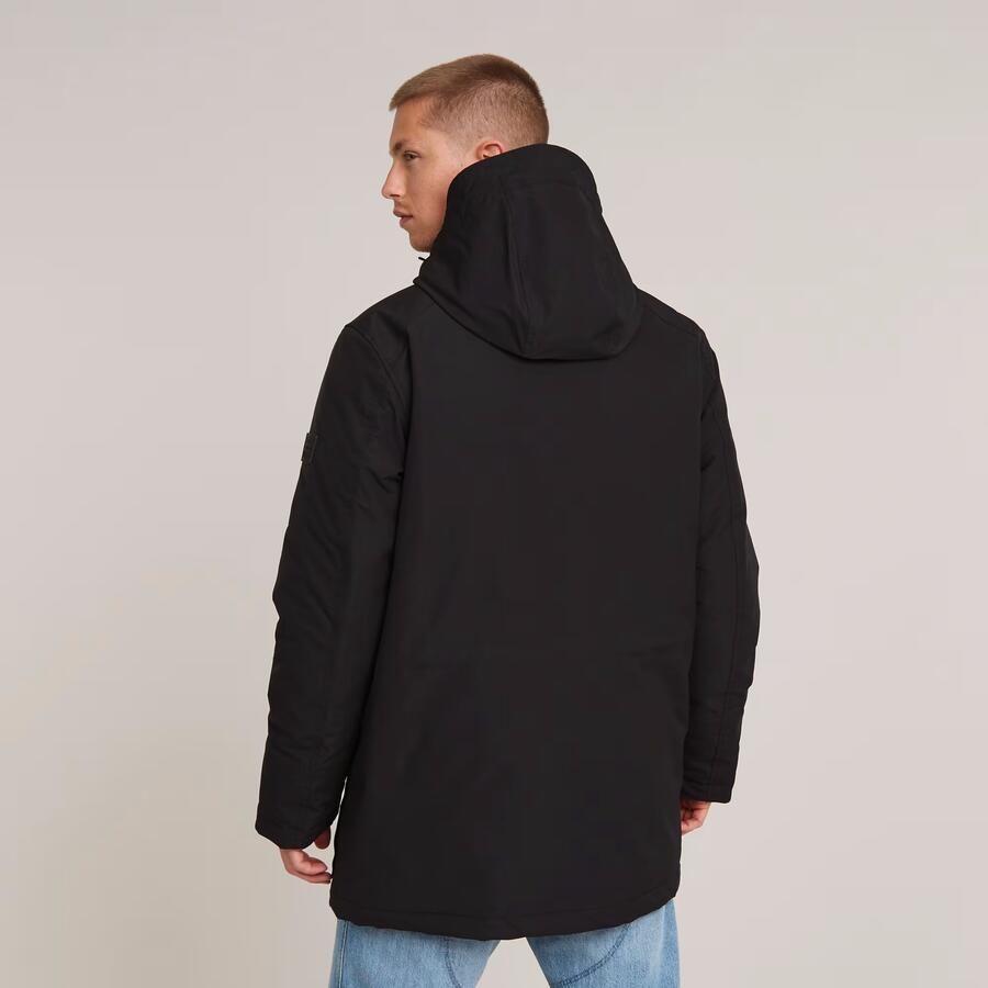 G-Star RAW Vodan Gewatteerde Parka Met Capuchon Zwart Heren - Foto 2