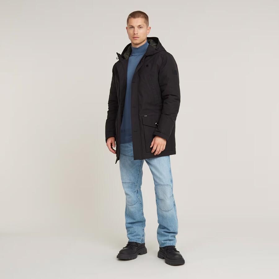 G-Star RAW Vodan Gewatteerde Parka Met Capuchon Zwart Heren - Foto 3