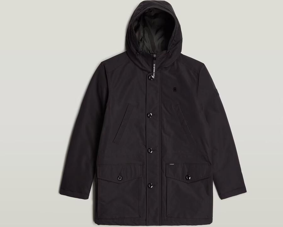 G-Star RAW Vodan Gewatteerde Parka Met Capuchon Zwart Heren - Foto 7