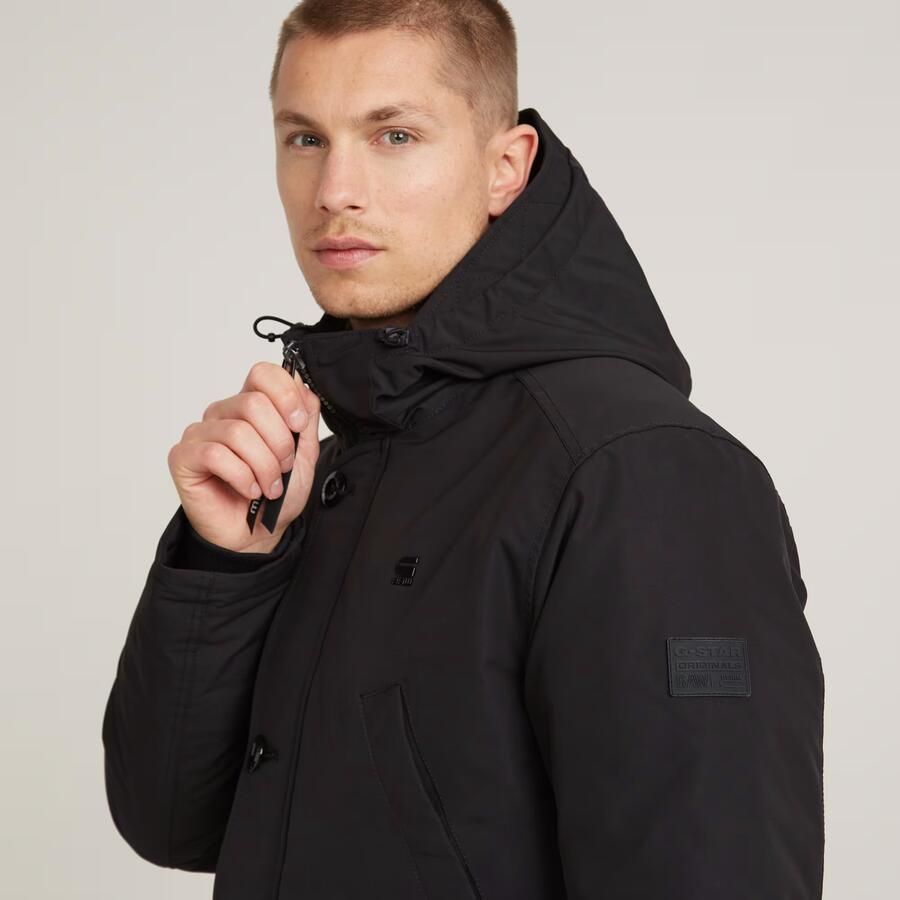 G-Star RAW Vodan Gewatteerde Parka Met Capuchon Zwart Heren - Foto 5