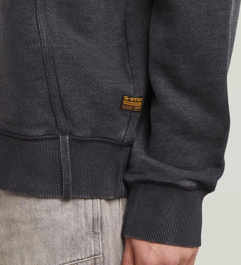 G-Star RAW Wash Panel Sweater Zwart Heren - Foto 2