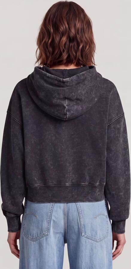 G-Star Raw Sweater D27726 D969 WASHED A LINE SCRIPT HDD-H590 DK BLACK SMOKEY - Foto 6