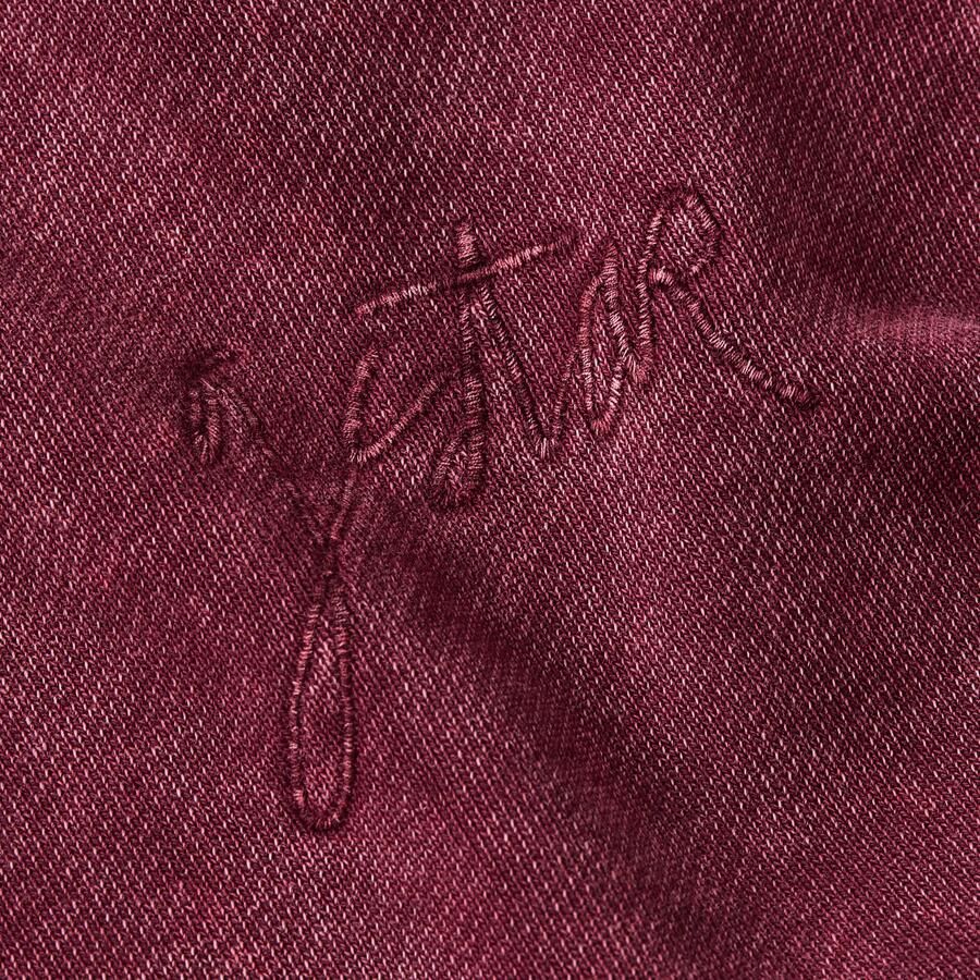 G-Star Raw Sweater D27173-D969 WASHED A LINE SCRIPT-H732 MAROON SMOKEY