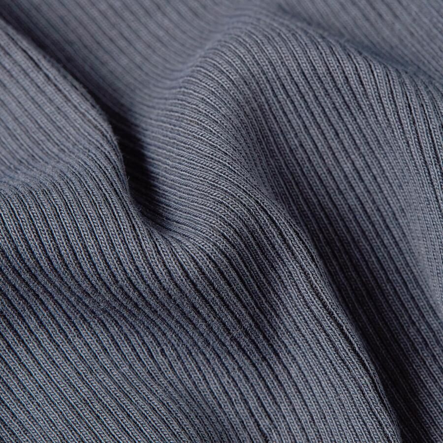 G-Star RAW Washed A-Line Slim Rib T-shirt Donkerblauw Dames