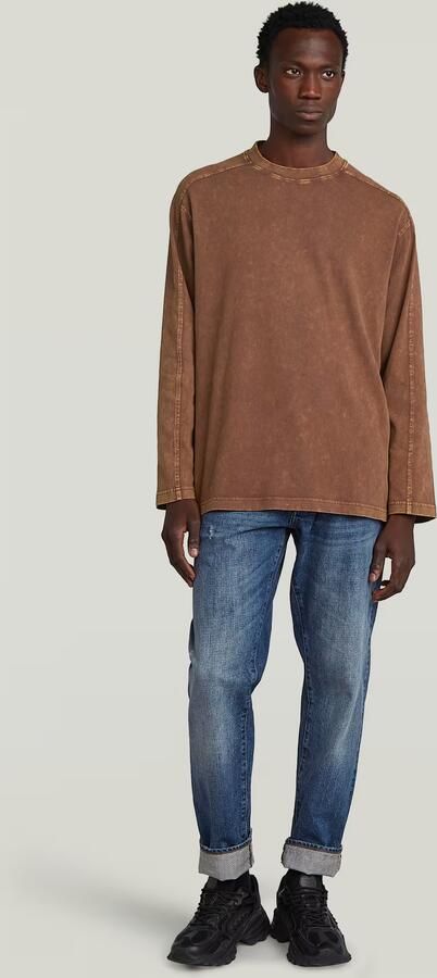 G-Star RAW Washed Boxy T-shirt Bruin Heren - Foto 5
