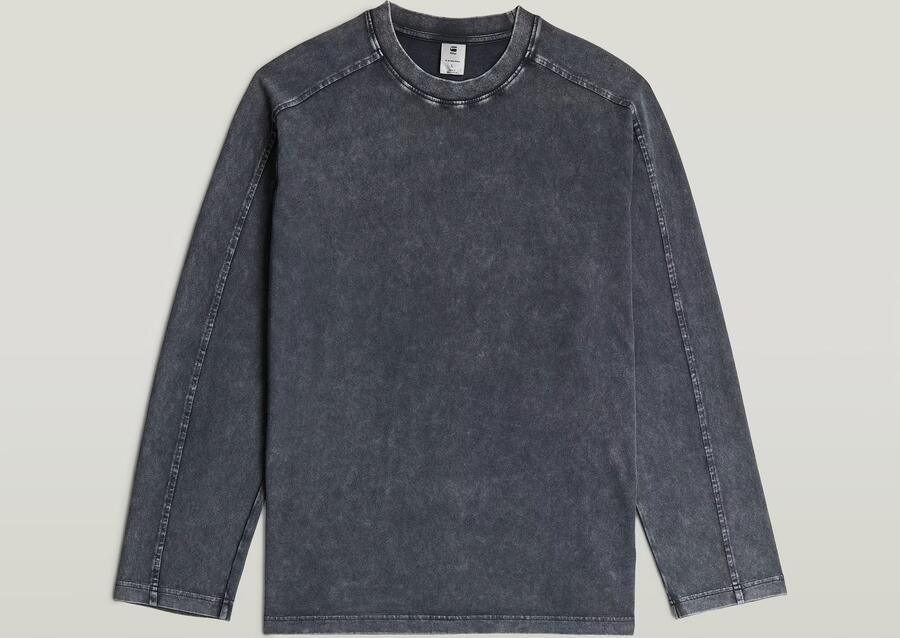 G-Star RAW Washed Boxy T-shirt Donkerblauw Heren - Foto 3