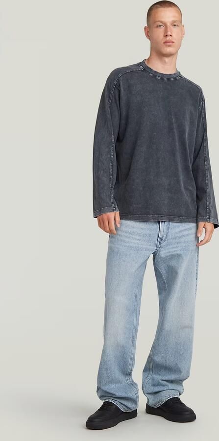 G-Star RAW Washed Boxy T-shirt Donkerblauw Heren - Foto 5