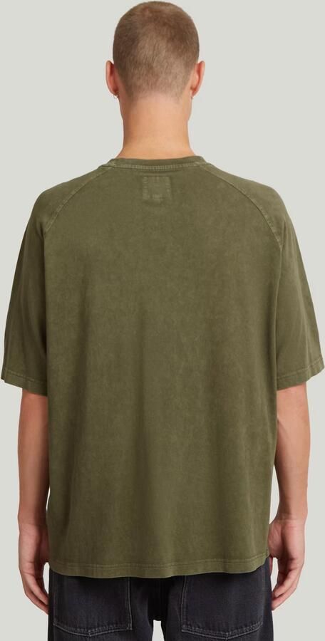 G-Star RAW Washed Boxy T-shirt Groen Heren - Foto 5