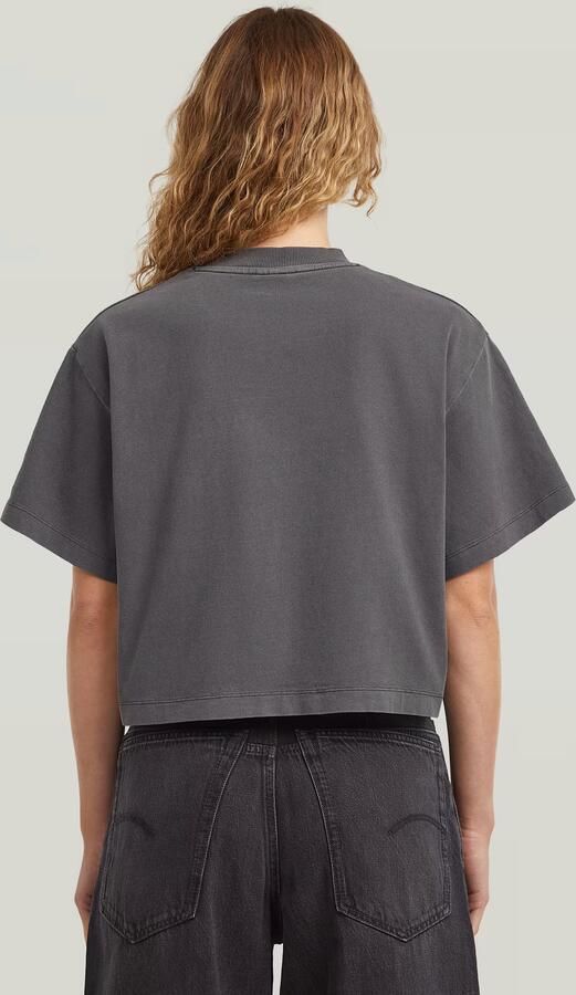 G-Star RAW Washed Boxy T-Shirt Zwart Dames - Foto 5