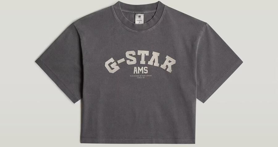 G-Star RAW Washed Boxy T-Shirt Zwart Dames - Foto 7