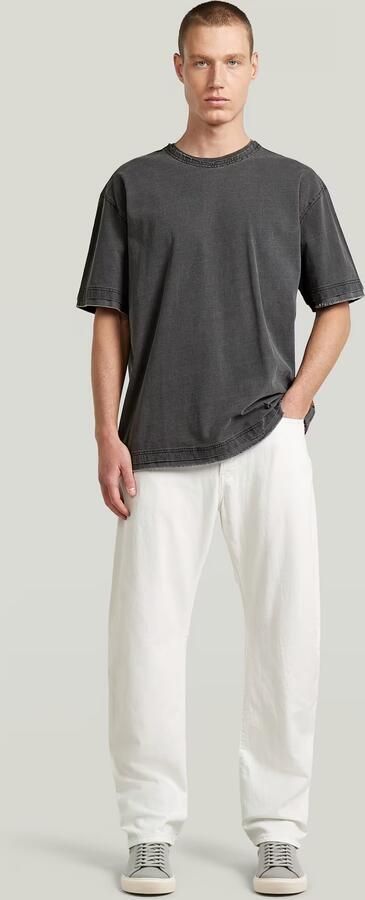 G-Star RAW Washed Distressed Relaxed T-Shirt Zwart Heren - Foto 5