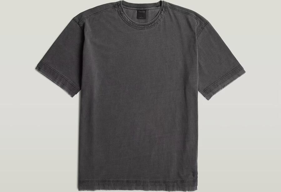 G-Star RAW Washed Distressed Relaxed T-Shirt Zwart Heren - Foto 4