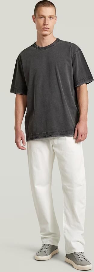 G-Star RAW Washed Distressed Relaxed T-Shirt Zwart Heren - Foto 6