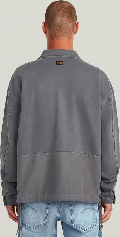 G-Star RAW Washed Fabric Mix Loose Sweater Grijs Heren - Foto 5