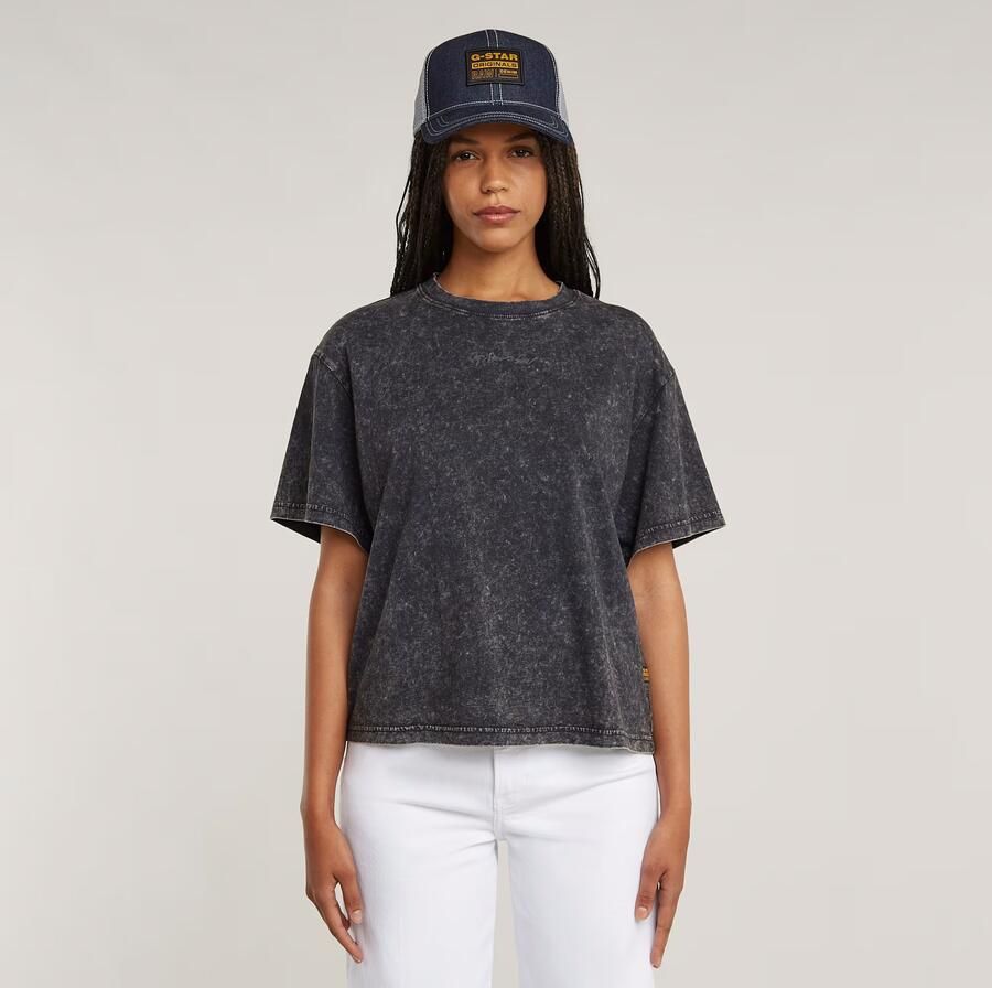 G-Star RAW Washed G-Script T-shirt Grijs Dames - Foto 7