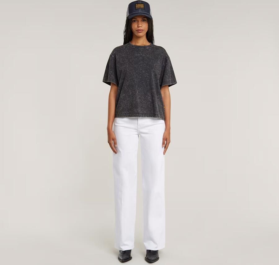 G-Star RAW Washed G-Script T-shirt Grijs Dames - Foto 4