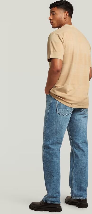 G-Star RAW Washed Jacquard T-Shirt Beige Heren - Foto 7