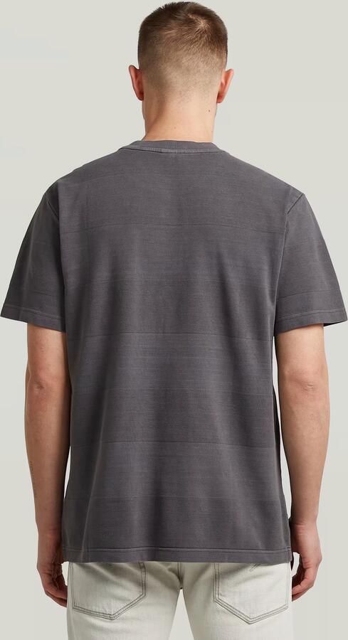 G-Star RAW Washed Jacquard T-Shirt Grijs Heren - Foto 6