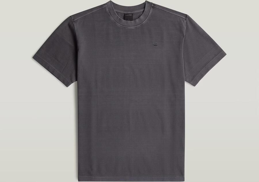 G-Star RAW Washed Jacquard T-Shirt Grijs Heren - Foto 3