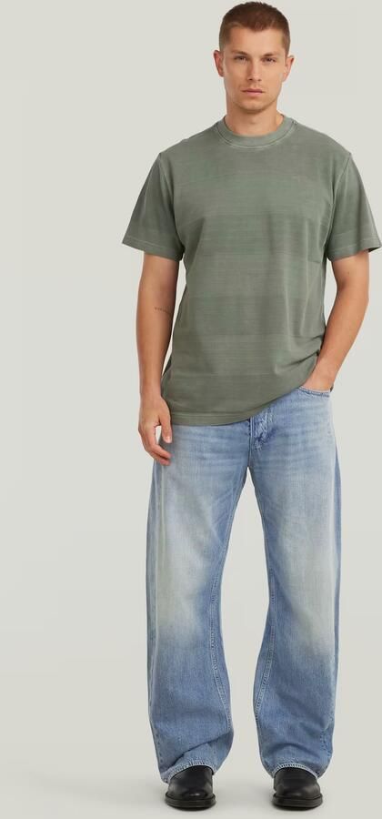G-Star RAW Washed Jacquard T-Shirt Groen Heren - Foto 6