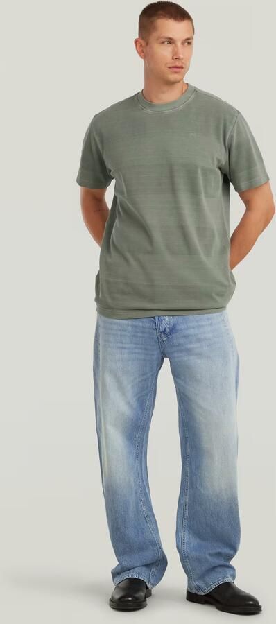 G-Star RAW Washed Jacquard T-Shirt Groen Heren - Foto 7