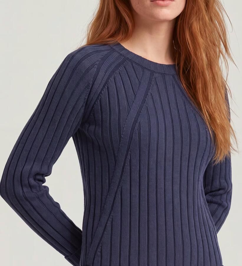 G-Star RAW Washed Loose Gebreide Trui Donkerblauw Dames - Foto 4