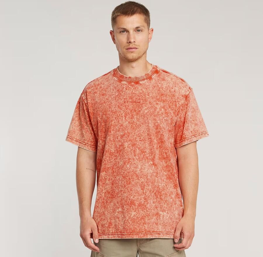 G-Star RAW Washed Loose T-Shirt Rood Heren - Foto 7