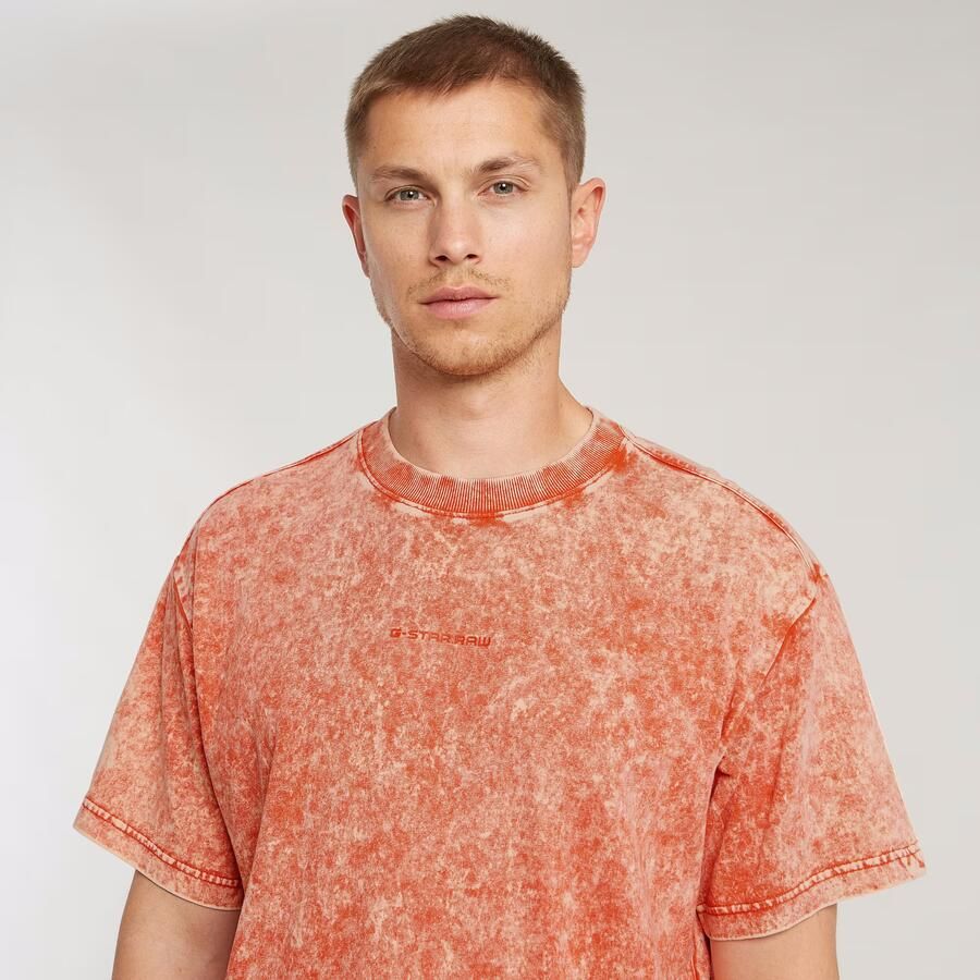G-Star RAW Washed Loose T-Shirt Rood Heren - Foto 3