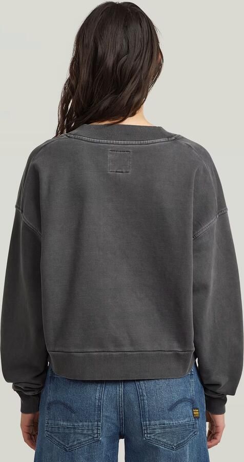 G-Star RAW Washed Loose V Sweater Grijs Dames - Foto 6