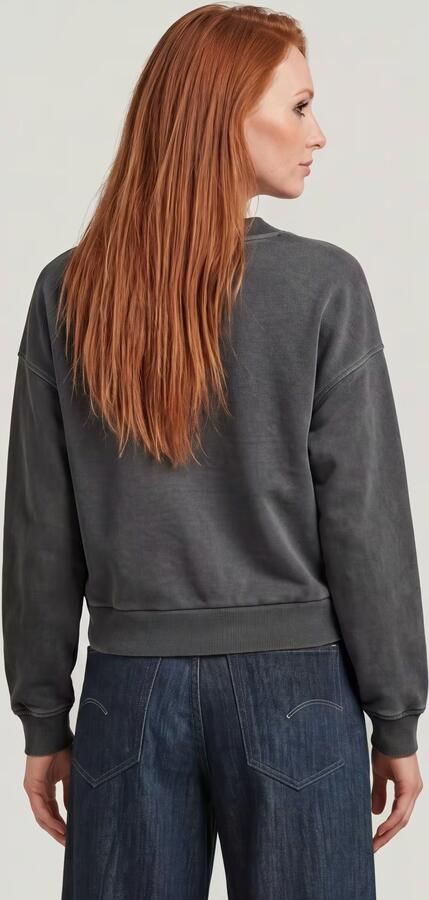 G-Star RAW Washed Loose V Sweater Grijs Dames - Foto 6