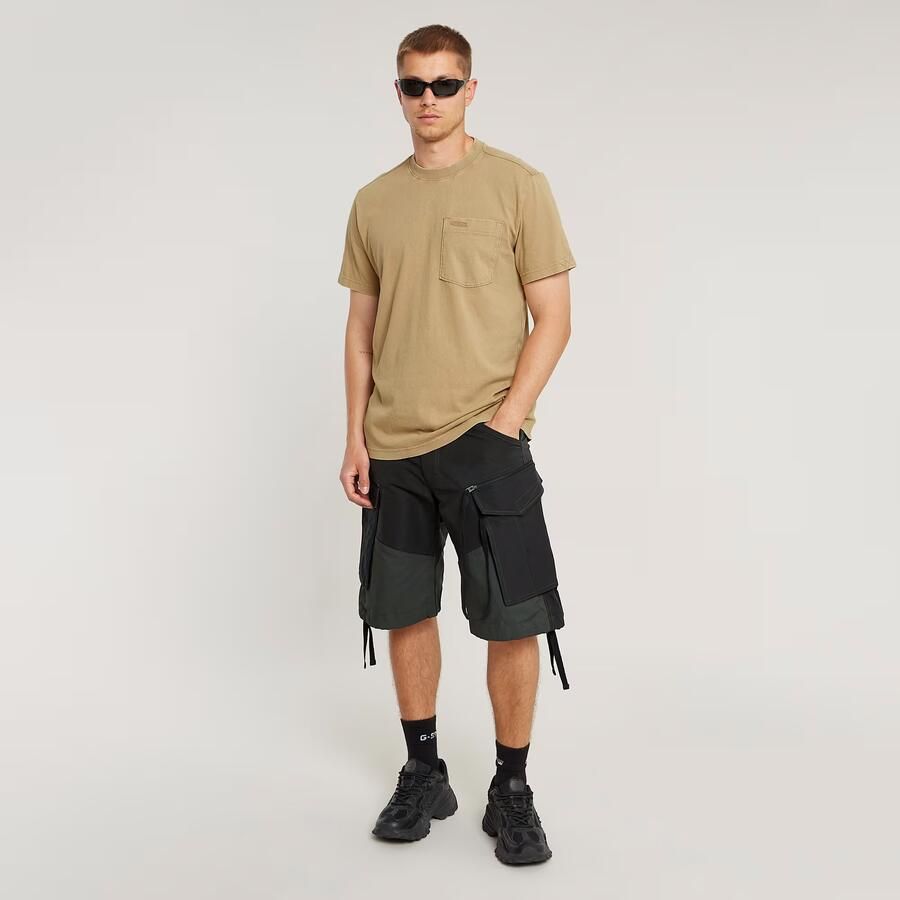 G-Star RAW Washed Pocket T-Shirt Beige Heren - Foto 2