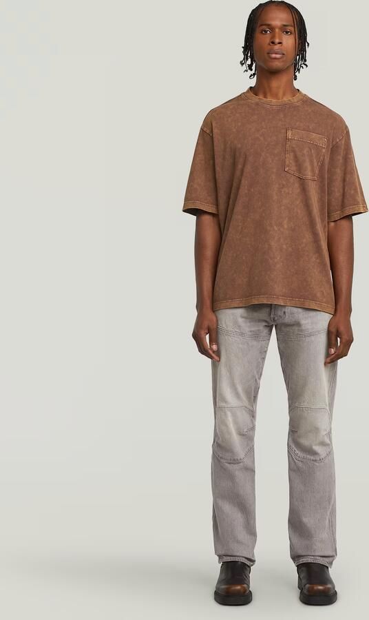 G-Star RAW Washed Pocket T-shirt Bruin Heren - Foto 5