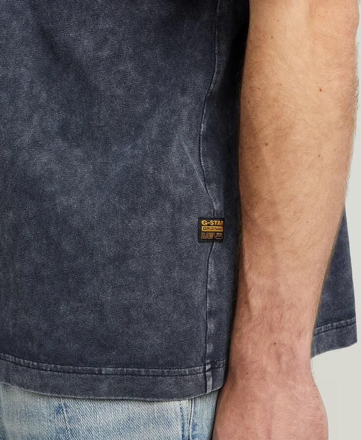 G-Star RAW Washed Pocket T-shirt Donkerblauw Heren - Foto 4