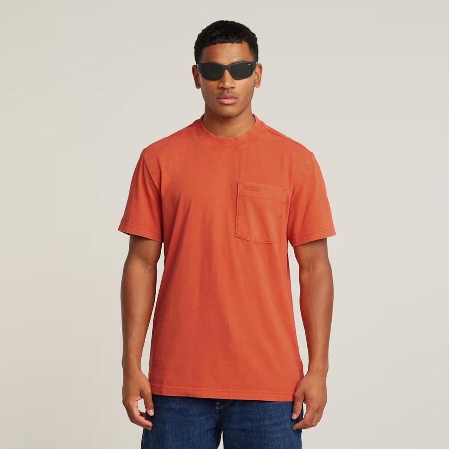 G-Star RAW Washed Pocket T-Shirt Rood Heren - Foto 7