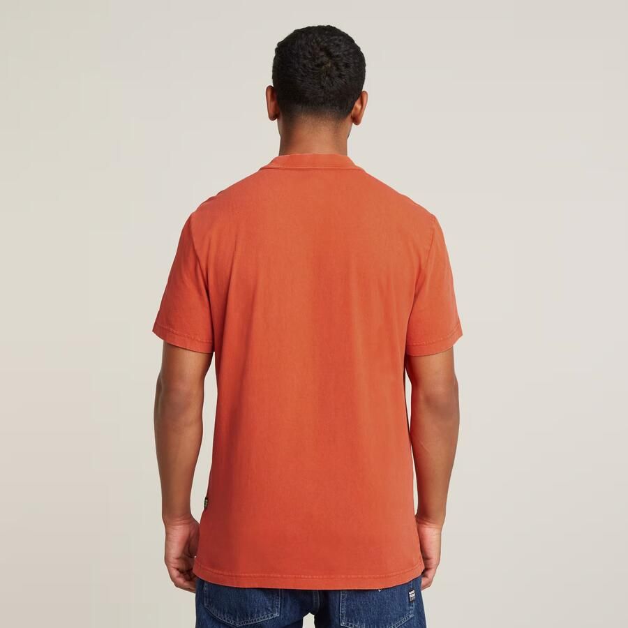 G-Star RAW Washed Pocket T-Shirt Rood Heren
